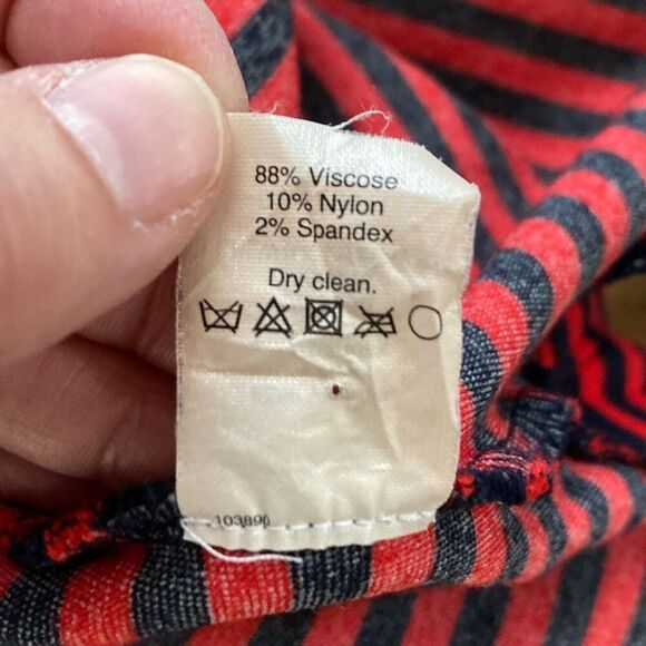 Madewell Striped Stretch T-Shirt Mini Dress Size Small (H6) - Picture 11 of 11